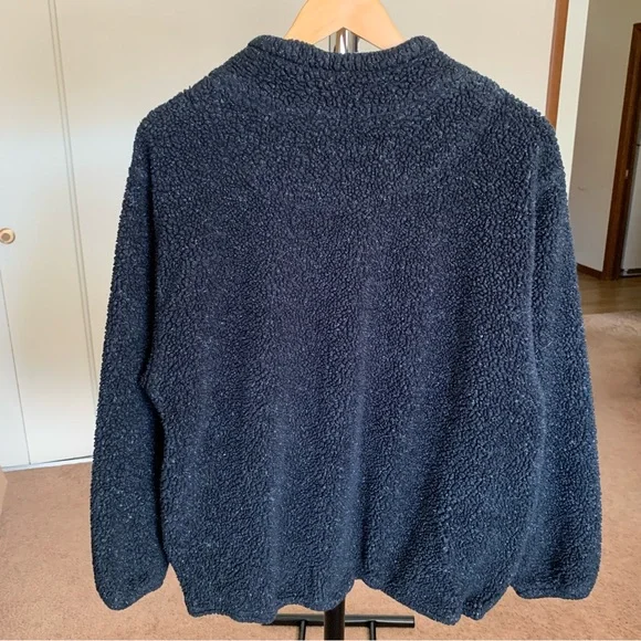 True Grit Fleece 1/2 Zip Pullover Sweater Jacket